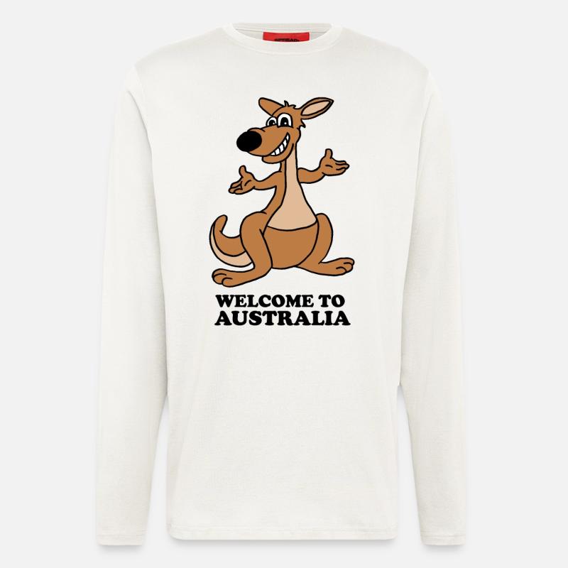 Känguru - Langarmshirt - made by SPREAD  - OFF WHITE
