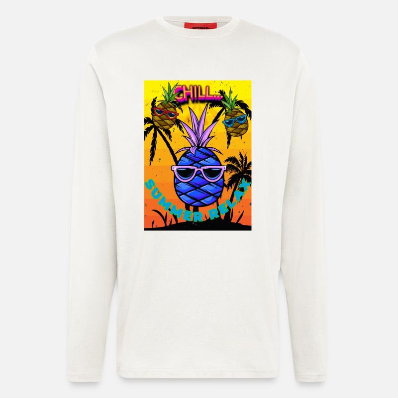 Chill summer relax - Longsleeve - made by SPREAD  - OFF WHITE