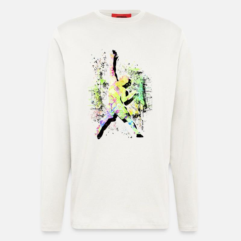 Klettern - Bouldern - Kletterer - Freeclimbing - Langarmshirt - made by SPREAD  - OFF WHITE