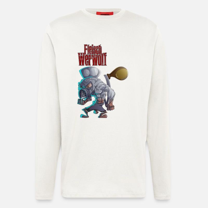 Fleischwerwolf - Langarmshirt - made by SPREAD  - OFF WHITE