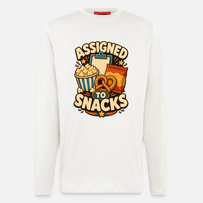 Assigned To Snacks - Longsleeve - made by SPREAD  - OFF WHITE