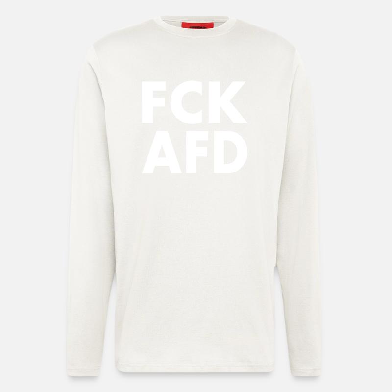 Fck afd - Langarmshirt - made by SPREAD  - OFF WHITE
