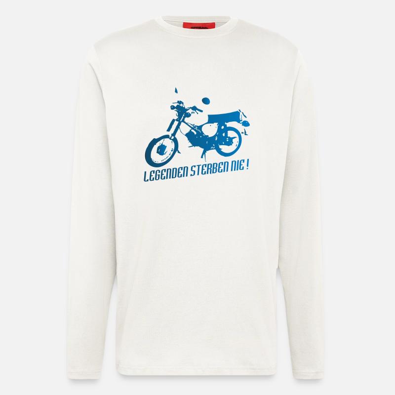 Simson S51 Enduro Legenden - Langarmshirt - made by SPREAD  - OFF WHITE