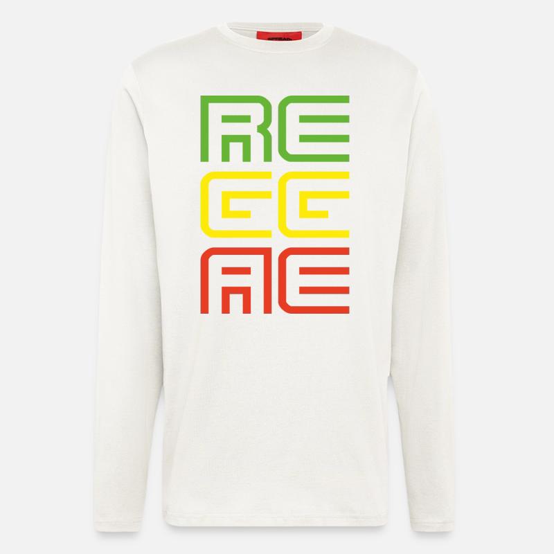 041 - Reggae - Langarmshirt - made by SPREAD  - OFF WHITE