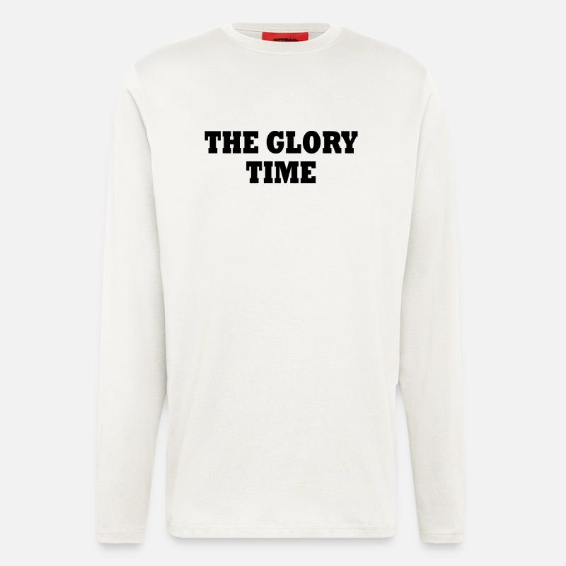 The glory time - Langarmshirt - made by SPREAD  - OFF WHITE