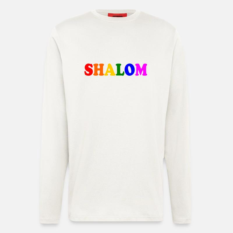 Shalom - Langarmshirt - made by SPREAD  - OFF WHITE