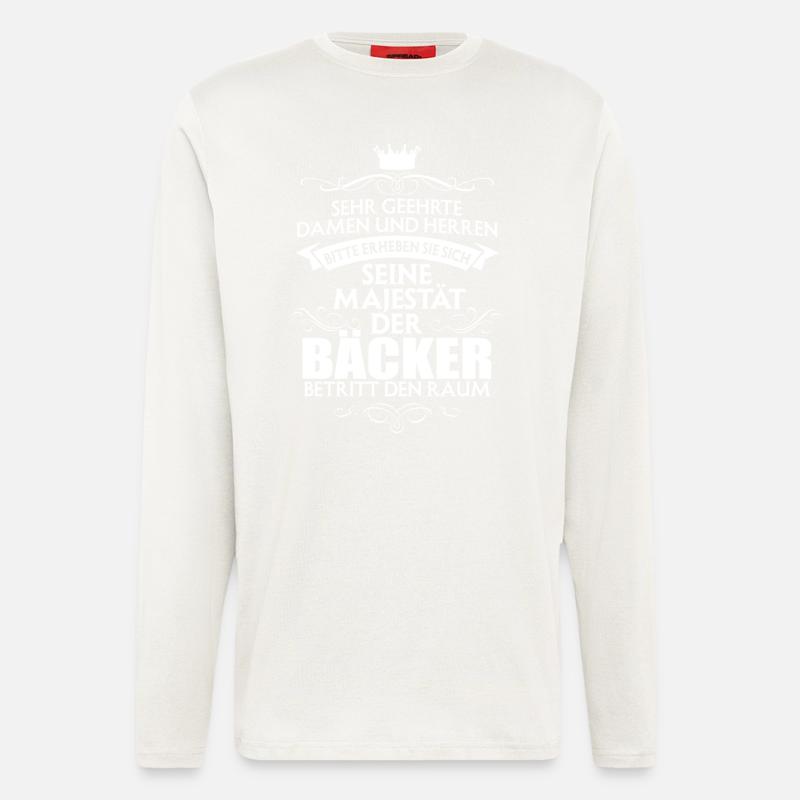 BÄCKER - Langarmshirt - made by SPREAD - OFF WHITE