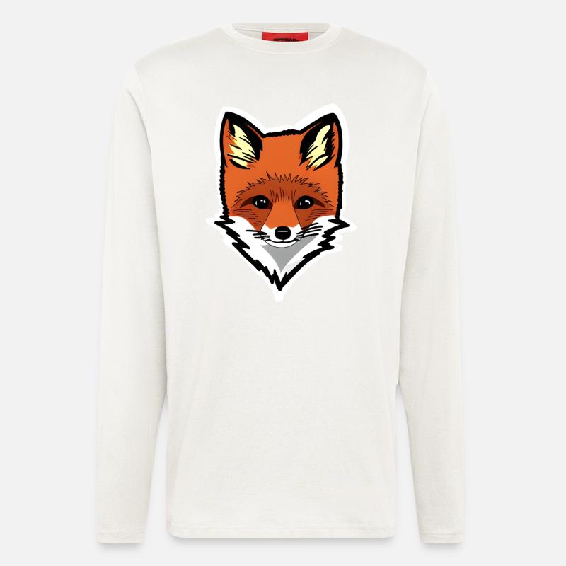 Fuchs - Langarmshirt - made by SPREAD  - OFF WHITE