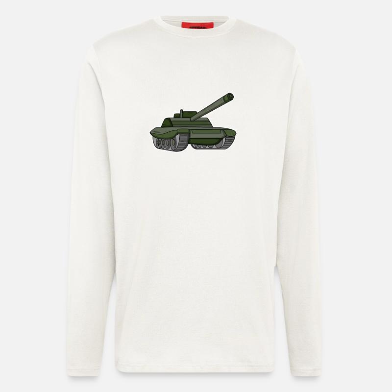 Panzer - Langarmshirt - made by SPREAD  - OFF WHITE