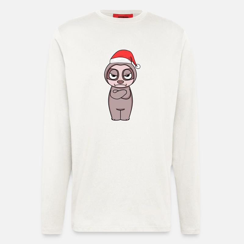 Sloth Christmas - Longsleeve - made by SPREAD  - OFF WHITE