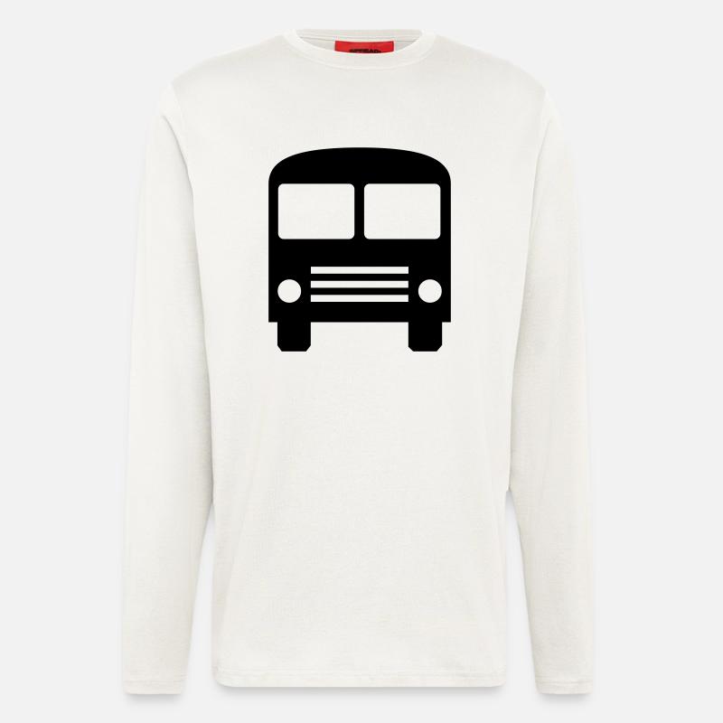 bus - Langarmshirt - made by SPREAD - OFF WHITE