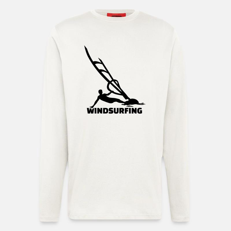 Windsurfing - Langarmshirt - made by SPREAD  - OFF WHITE