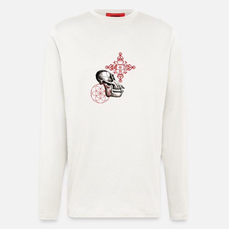 lunar australpithecus - Longsleeve - made by SPREAD  - OFF WHITE