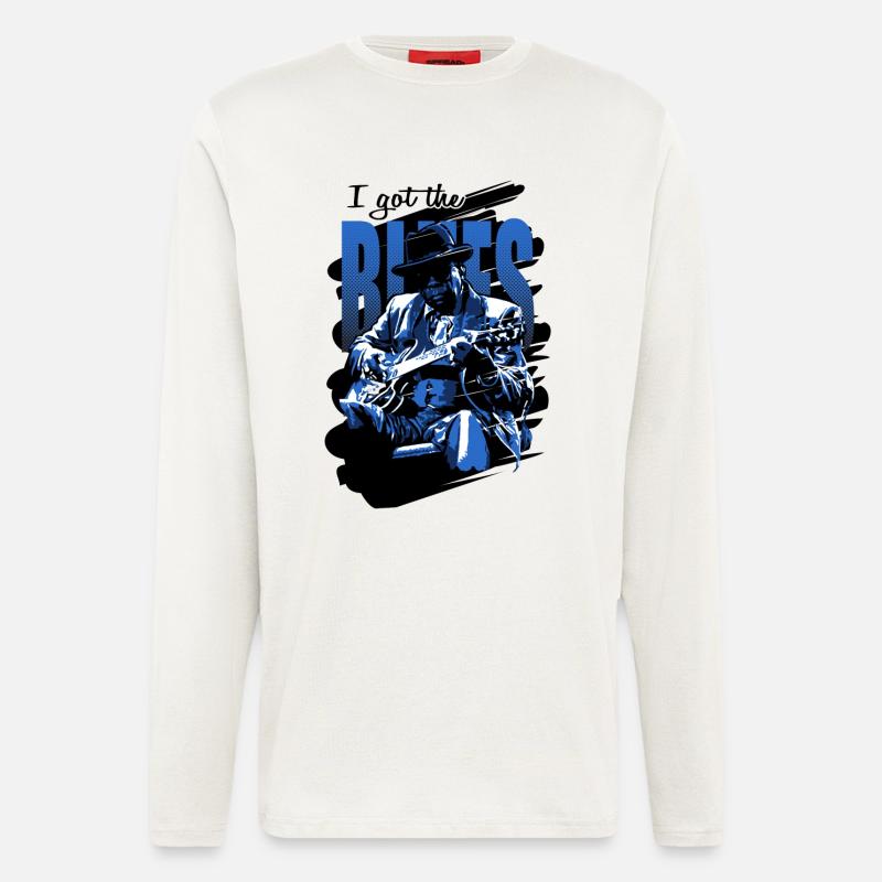 Got the blues - Langarmshirt - made by SPREAD - OFF WHITE