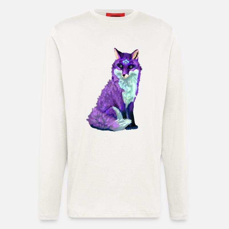 fox - Longsleeve - made by SPREAD  - OFF WHITE