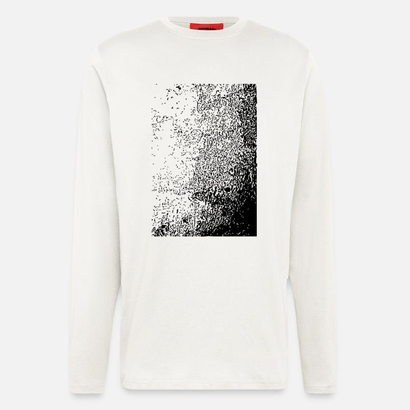 Abstraktes Design - Langarmshirt - made by SPREAD - OFF WHITE