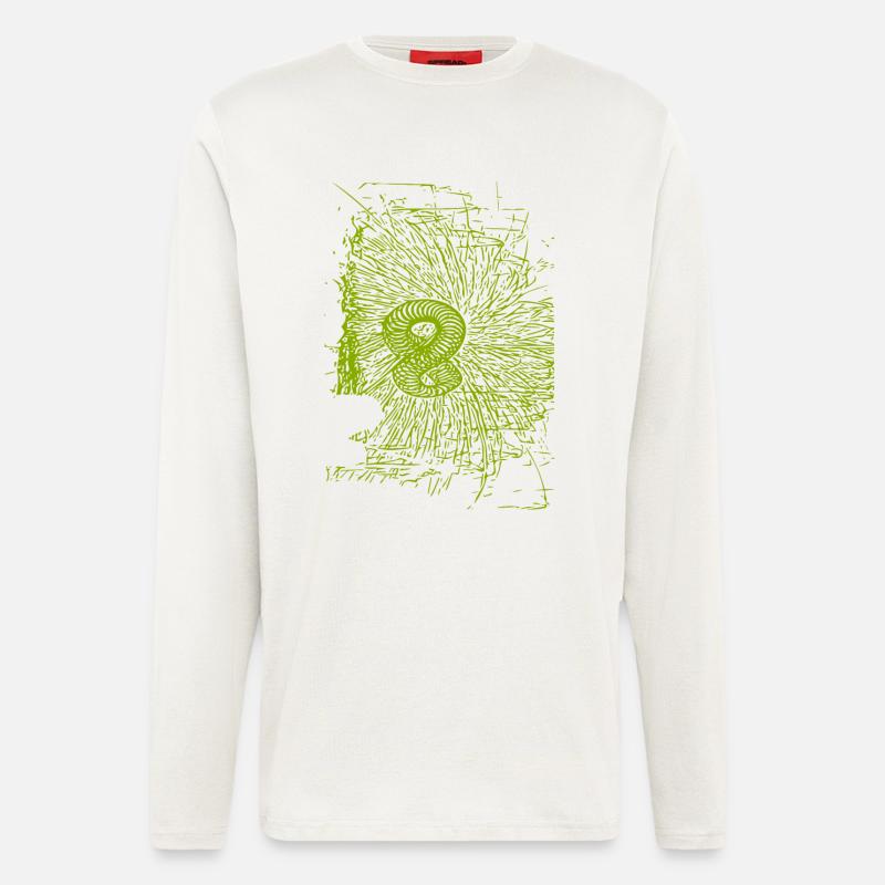 abstract design - Longsleeve - made by SPREAD - OFF WHITE