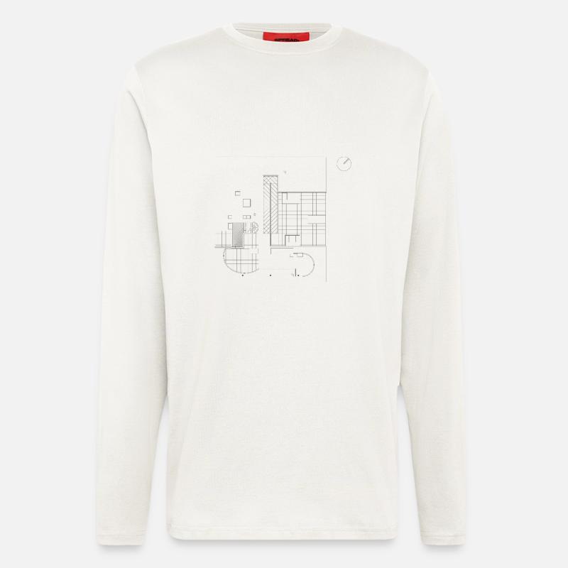 ARCHITECTURE Plan - Longsleeve - made by SPREAD  - OFF WHITE