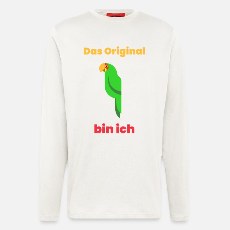 L’original, c’est moi - Manches longues bio décontracté fabriqué en UE - OFF WHITE