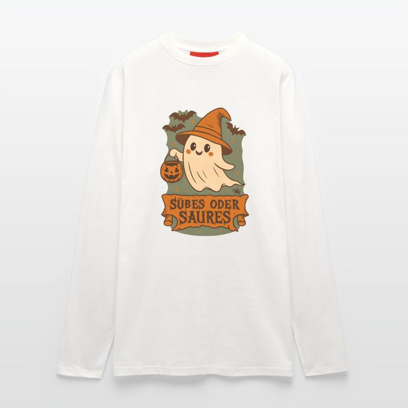 Süßes oder Saures - Gespenst Langarmshirt - made by SPREAD 