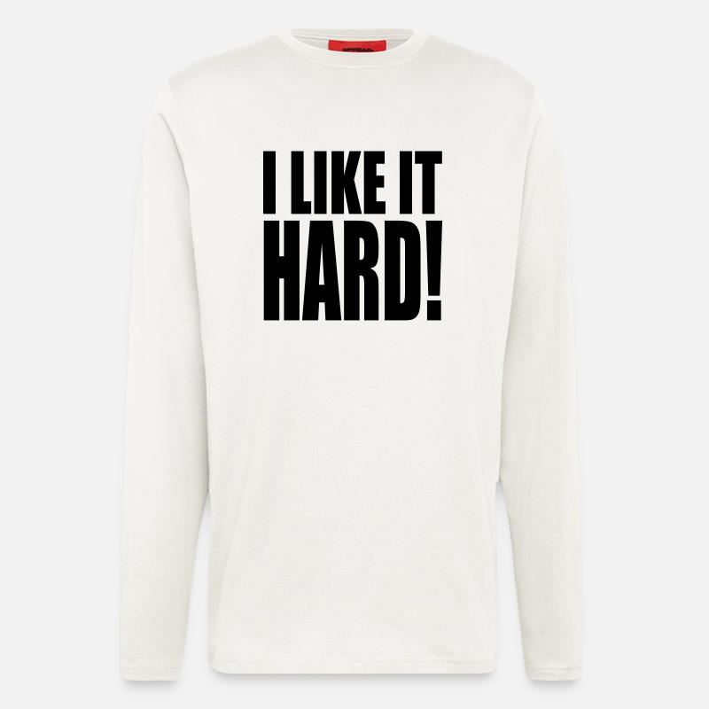 I like it hard! - Langarmshirt - made by SPREAD - OFF WHITE