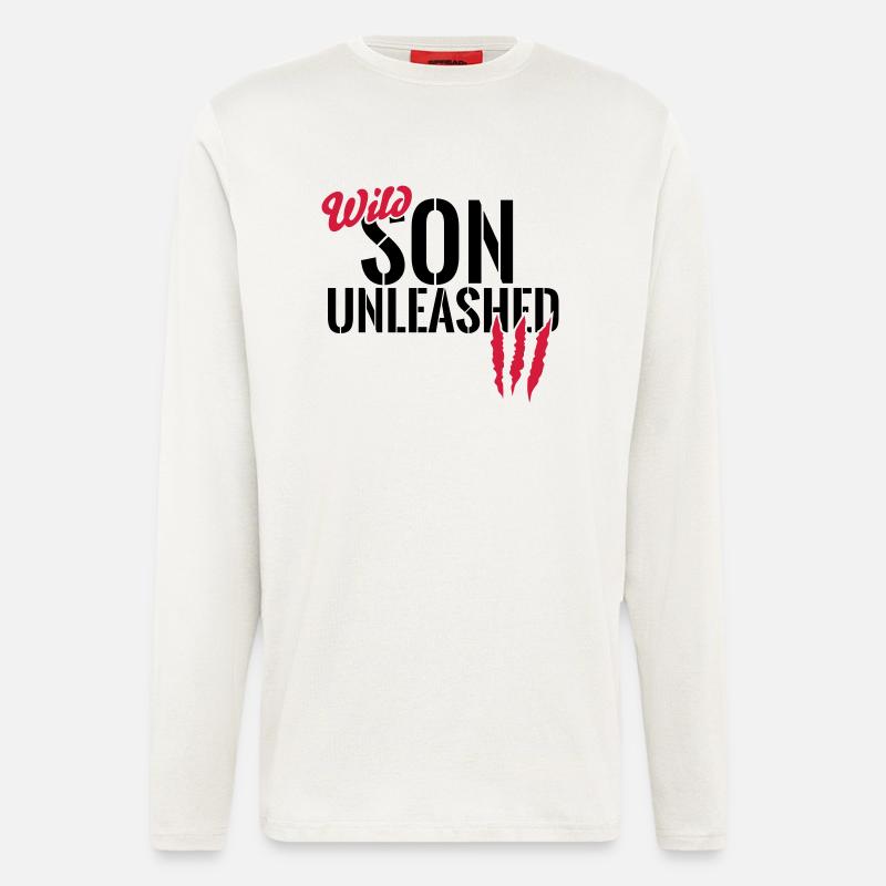 Wild son unleashed - Longsleeve - made by SPREAD  - OFF WHITE