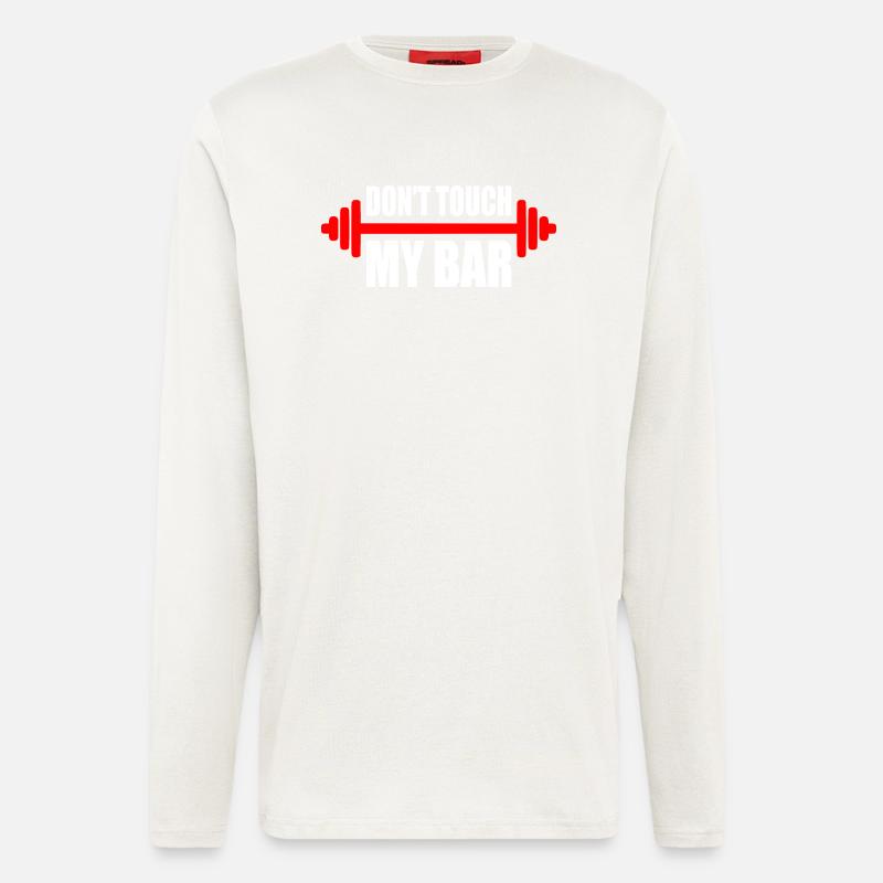 d'ont touch my bar - Longsleeve - made by SPREAD  - OFF WHITE