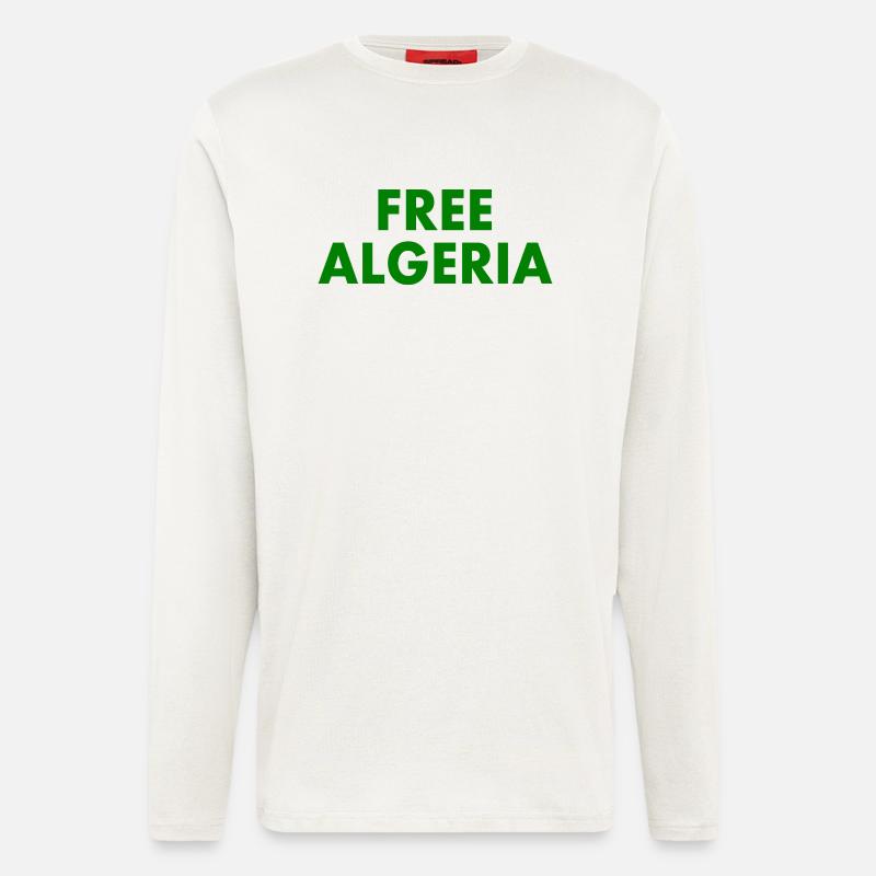 Algerien - Langarmshirt - made by SPREAD  - OFF WHITE