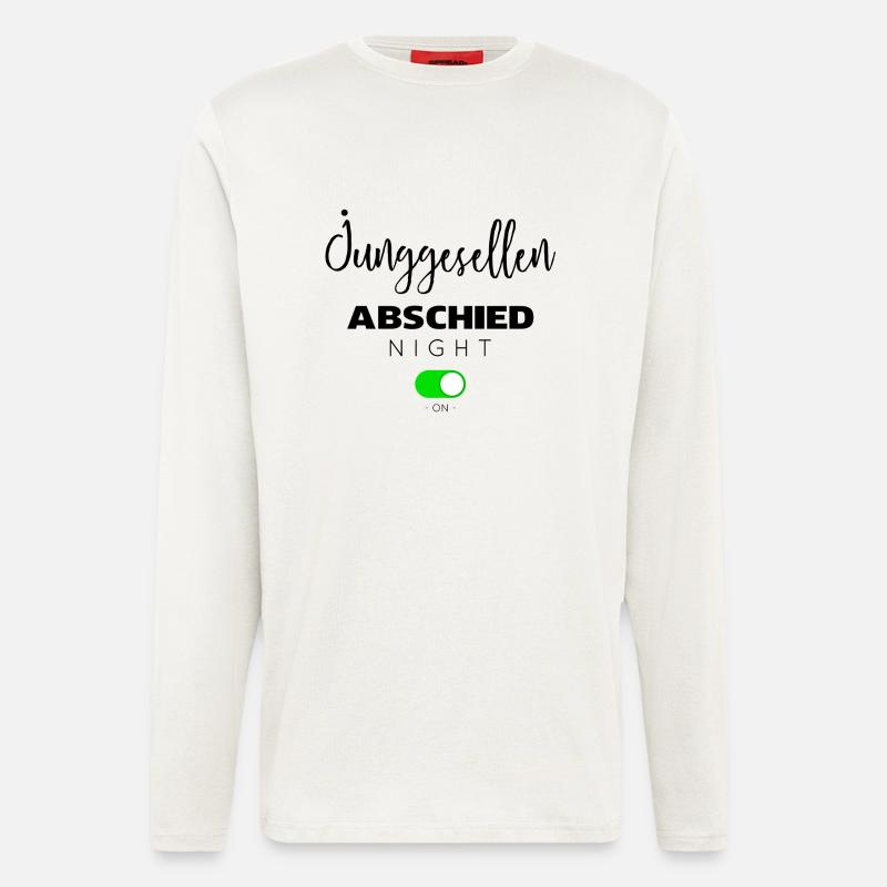 Junggesellen abschied - Langarmshirt - made by SPREAD  - OFF WHITE