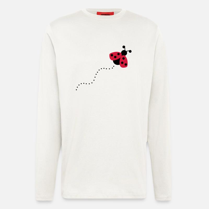 2541614 12868760 Marienkaefer - Langarmshirt - made by SPREAD  - OFF WHITE