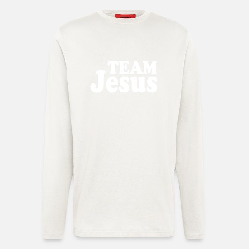 Team jesus - Langarmshirt - made by SPREAD  - OFF WHITE