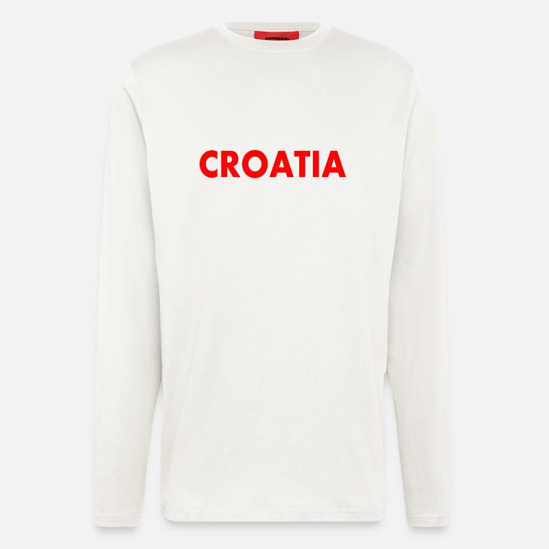 Croatia - Langarmshirt - made by SPREAD  - OFF WHITE