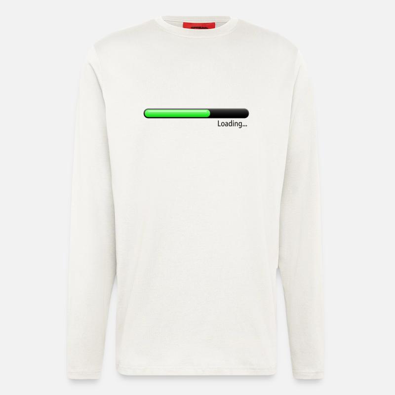 Ladebalken grün - Langarmshirt - made by SPREAD - OFF WHITE