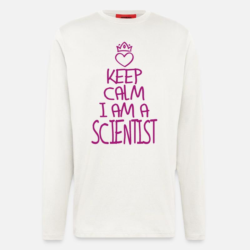 Keep Calm Scientist - Longsleeve - made by SPREAD  - OFF WHITE