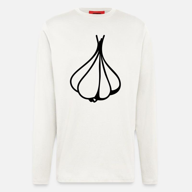 Knoblauch - Langarmshirt - made by SPREAD - OFF WHITE