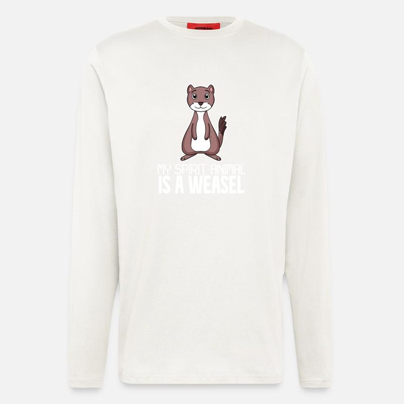 Wiesel - Langarmshirt - made by SPREAD  - OFF WHITE