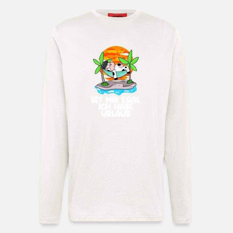 Urlaub - Langarmshirt - made by SPREAD - OFF WHITE