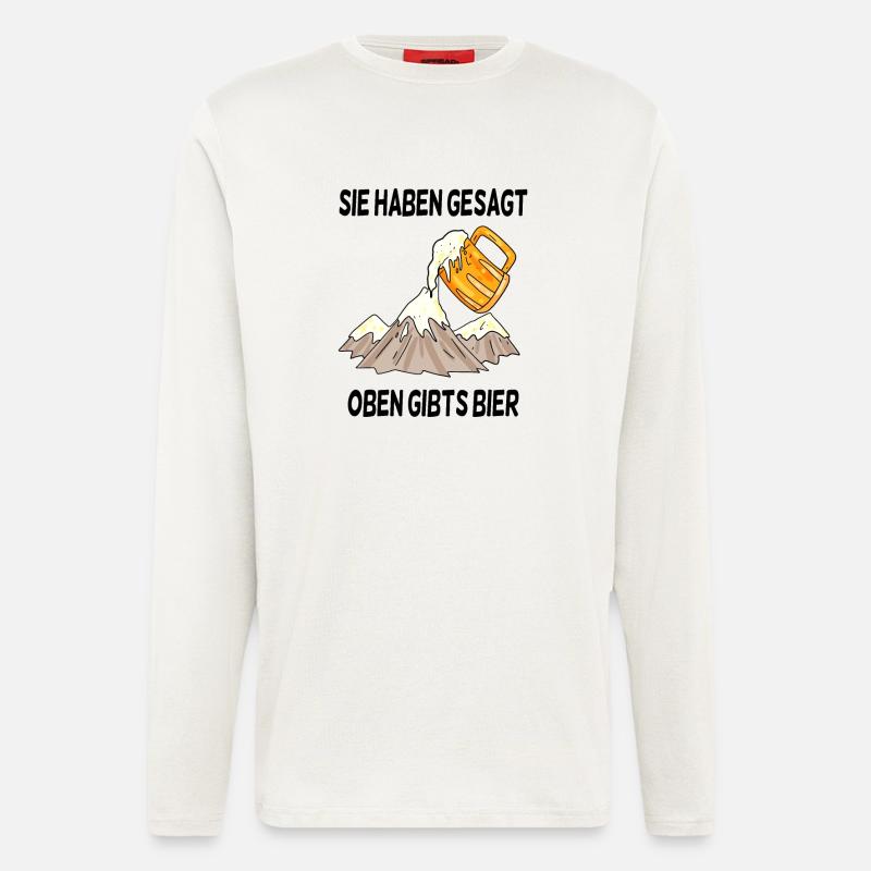 Berg Berge - Langarmshirt - made by SPREAD  - OFF WHITE