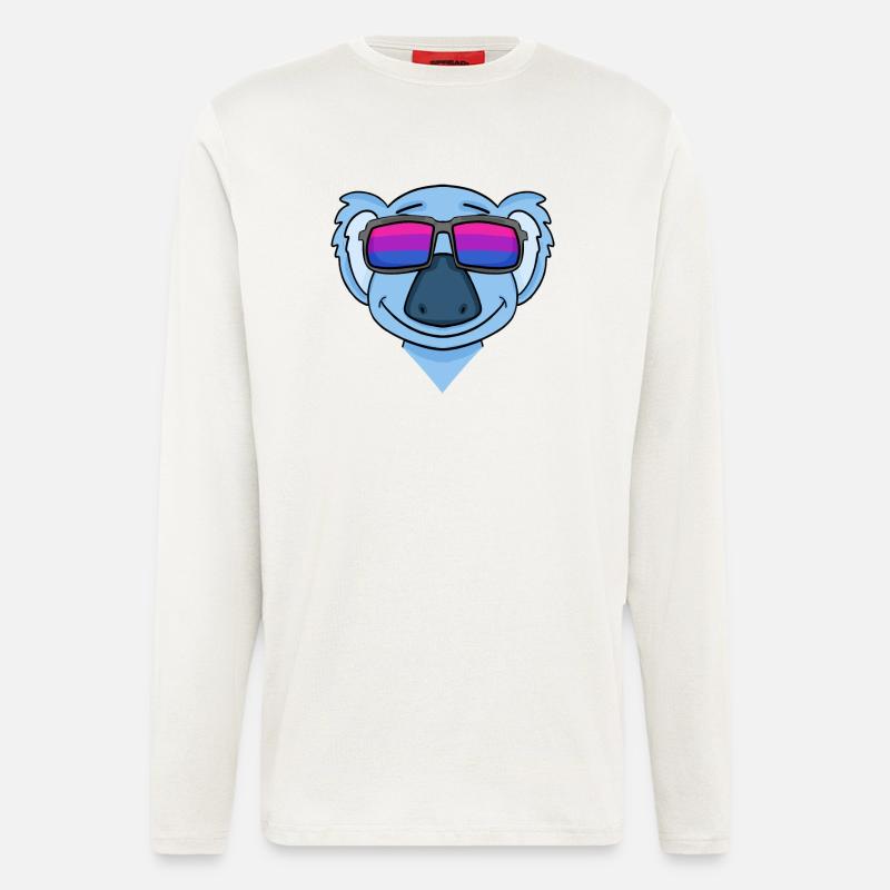 Bisexual Koala Bisexuality Gift - Longsleeve - made by SPREAD - OFF WHITE