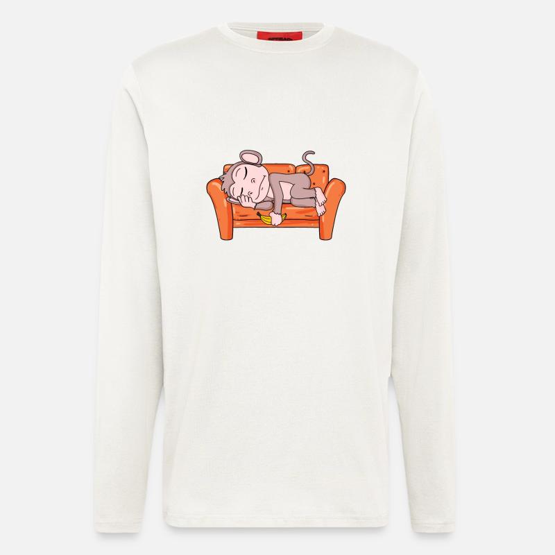 Affe - Langarmshirt - made by SPREAD  - OFF WHITE