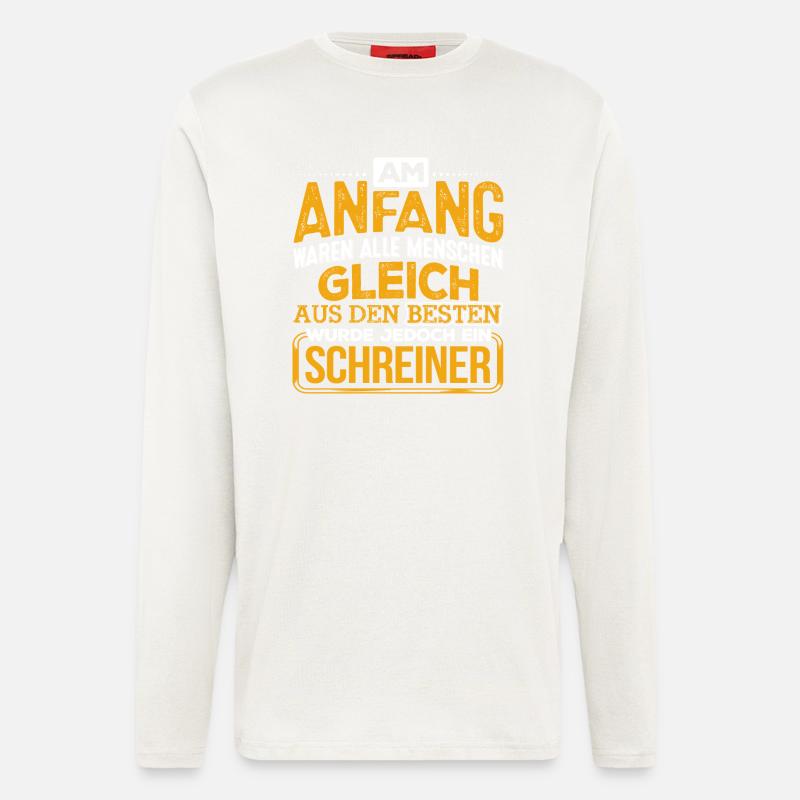 SCHREINER - Der Beste - Langarmshirt - made by SPREAD  - OFF WHITE