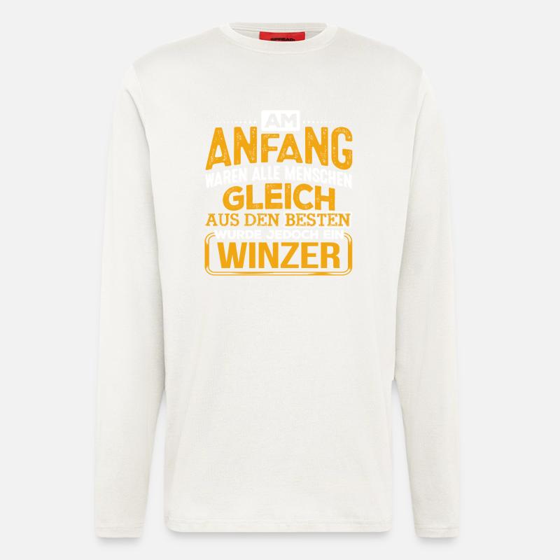 WINZER - Der Beste - Langarmshirt - made by SPREAD  - OFF WHITE