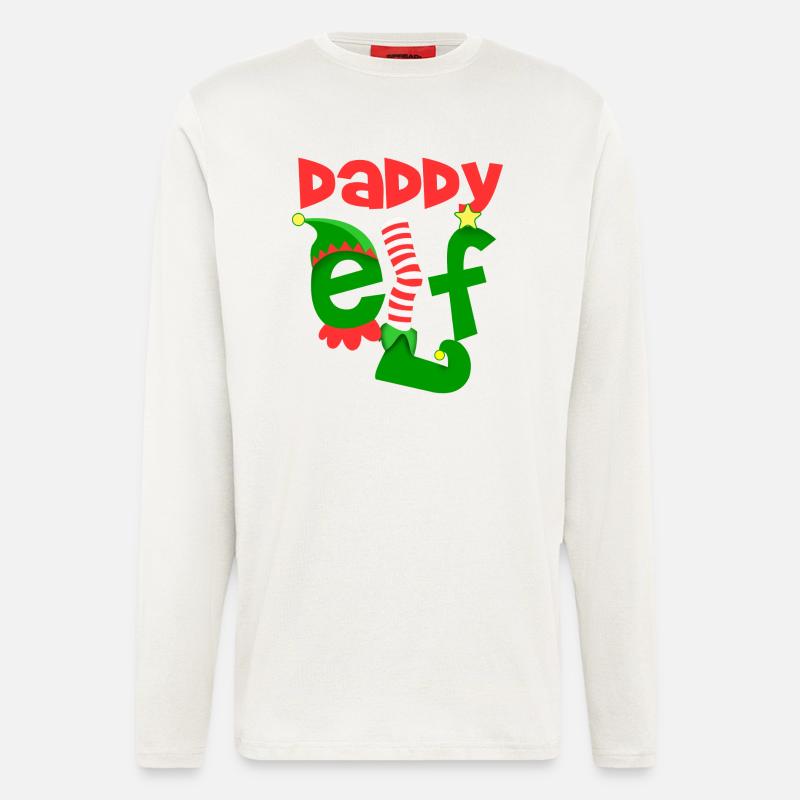 daddy elf - Langarmshirt - made by SPREAD  - OFF WHITE