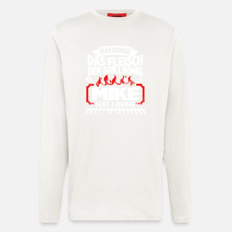 MIKE - Grill - Langarmshirt - made by SPREAD  - OFF WHITE