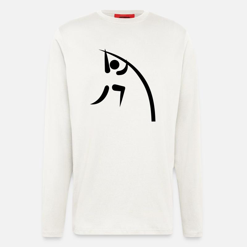 Stabhochsprung - Langarmshirt - made by SPREAD  - OFF WHITE