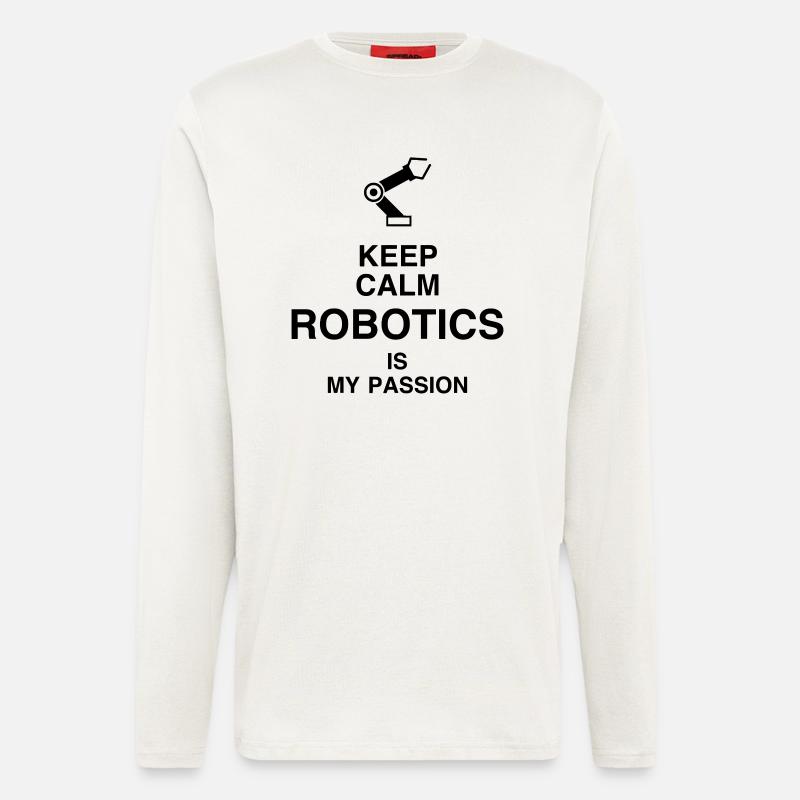 Robotics Robot Robotik Robotique Roboter - Longsleeve - made by SPREAD  - OFF WHITE