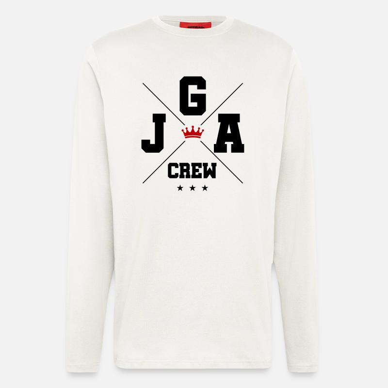 JGA Crew - Langarmshirt - made by SPREAD  - OFF WHITE