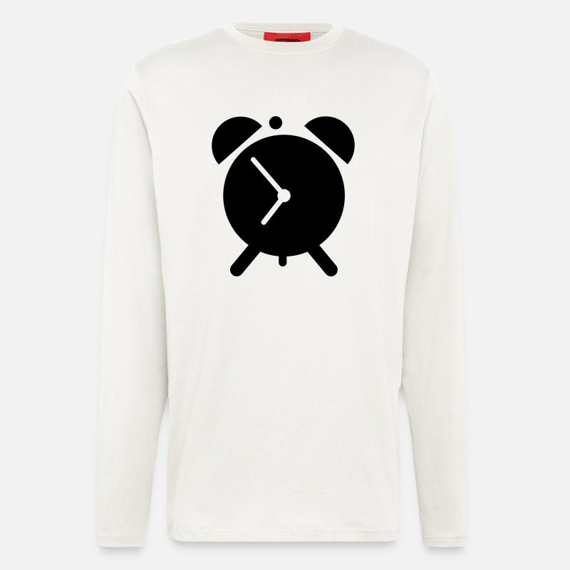 Wecker - Langarmshirt - made by SPREAD  - OFF WHITE