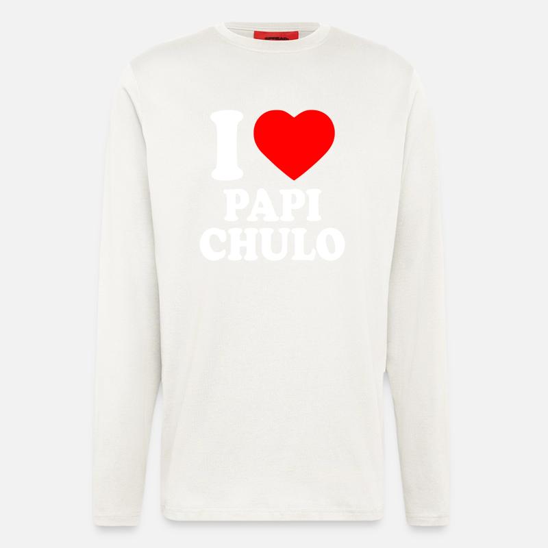 I love papi chulo - Longsleeve - made by SPREAD  - OFF WHITE