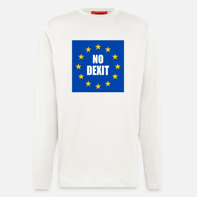 No dexit - Langarmshirt - made by SPREAD  - OFF WHITE